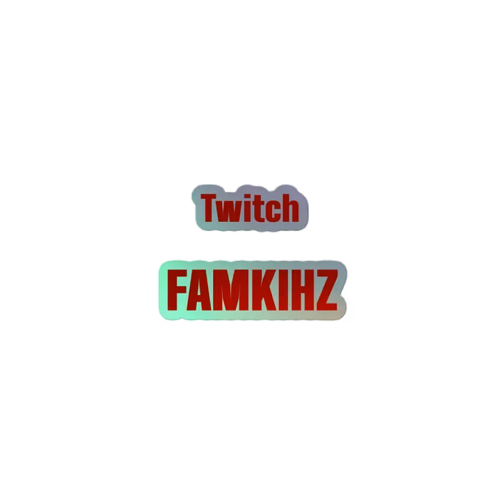Famkihz holographic sticker